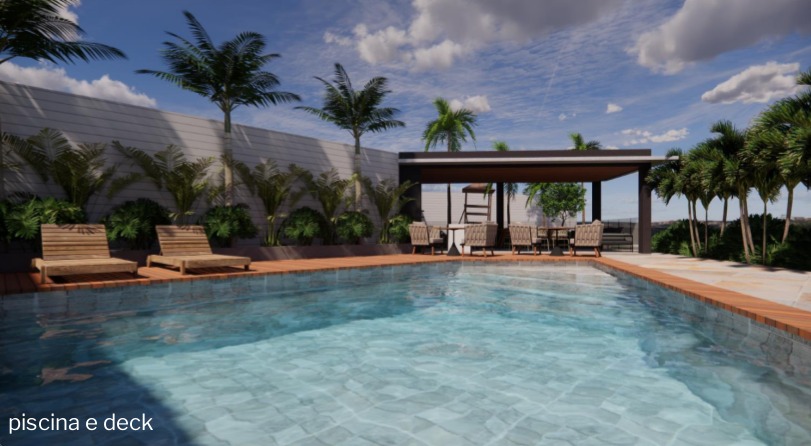 Piscina e deck
